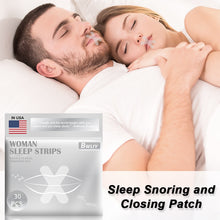 Load image into Gallery viewer, 30pcs/bag Sleep Mouth Strips Anti-snoring Breathing Correction Stickers Physical Improving Mouth Breathing Soft Mouth Strips
