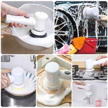 Load image into Gallery viewer, Electric Cleaning Brush Kitchen Bathroom Multifunctional Cleaner Lightweight Portable Electric Shoe Cleaning Brush
