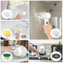 Load image into Gallery viewer, Electric Cleaning Brush Kitchen Bathroom Multifunctional Cleaner Lightweight Portable Electric Shoe Cleaning Brush
