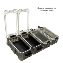 Load image into Gallery viewer, Square Fishing Tool Accessory Storage Box Compact Portable Tool Box Fishing Boat Bait Storage Box Fishing Hook Fake Bait Lure Box
