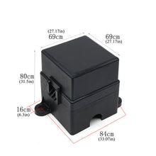 Load image into Gallery viewer, DC12V/24V Auto Car Truck 3 Way Fuse Holder Relay Holder Circuit Fuse Relay Holder 4-Pin or 5-Pin 40A 80A Relays
