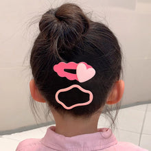 Load image into Gallery viewer, 6pcs/set Multicoloured Flower Hair Clip Bangs Hairpin Cute Cartoon Headwear Hair Styling Accessories for Children
