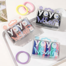 Load image into Gallery viewer, 10pcs/set Simple Mixed-color Hair Tie Soft Seamless Highly Elastic Durable Rubber Band Hair Rope Headwear Hair Accessories
