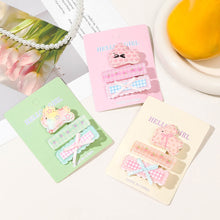 Load image into Gallery viewer, 3pcs/set Versatile Hair Clips Sweet Cute Rabbit Cloud Shape Bangs Hairpin Headwear Hair Styling Accessories for Women
