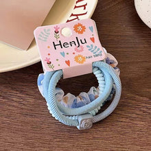 Load image into Gallery viewer, 4pcs/set Colorful Versatile Hair Tie Highly Elastic Durable Simple Rubber Band Hair Band Headwear Hair Accessories
