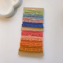 Load image into Gallery viewer, Multicolor Multistyle Hair Tie Set Simple Temperamental Highly Elastic Rubber Band Ponytail Hair Rope Headwear Hair Accessories
