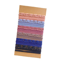 Load image into Gallery viewer, Multicolor Multistyle Hair Tie Set Simple Temperamental Highly Elastic Rubber Band Ponytail Hair Rope Headwear Hair Accessories
