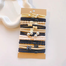 Load image into Gallery viewer, Multicolor Multistyle Hair Tie Set Simple Temperamental Highly Elastic Rubber Band Ponytail Hair Rope Headwear Hair Accessories
