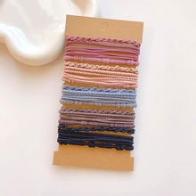 Load image into Gallery viewer, Multicolor Multistyle Hair Tie Set Simple Temperamental Highly Elastic Rubber Band Ponytail Hair Rope Headwear Hair Accessories
