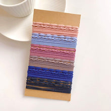 Load image into Gallery viewer, Multicolor Multistyle Hair Tie Set Simple Temperamental Highly Elastic Rubber Band Ponytail Hair Rope Headwear Hair Accessories
