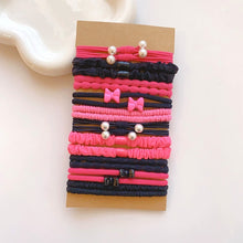 Load image into Gallery viewer, Multicolor Multistyle Hair Tie Set Simple Temperamental Highly Elastic Rubber Band Ponytail Hair Rope Headwear Hair Accessories

