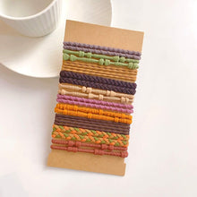 Load image into Gallery viewer, Multicolor Multistyle Hair Tie Set Simple Temperamental Highly Elastic Rubber Band Ponytail Hair Rope Headwear Hair Accessories
