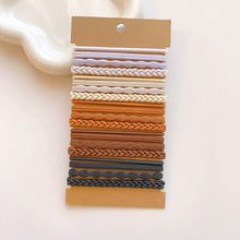 Load image into Gallery viewer, Multicolor Multistyle Hair Tie Set Simple Temperamental Highly Elastic Rubber Band Ponytail Hair Rope Headwear Hair Accessories

