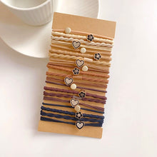 Load image into Gallery viewer, Multicolor Multistyle Hair Tie Set Simple Temperamental Highly Elastic Rubber Band Ponytail Hair Rope Headwear Hair Accessories
