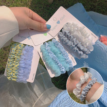 Load image into Gallery viewer, 4pcs/set Sweet Colorful Hair Band Simple Temperamental Hair Tie Highly Elastic Rubber Band Headwear Hair Accessory for Women
