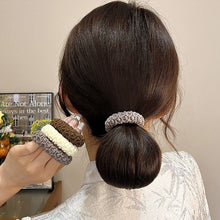 Load image into Gallery viewer, 136pcs/set Multistyle Hair Band Simple Durable High Ponytail Hair Tie Highly Elastic Thick Rubber Band Headwear Hair Accessories
