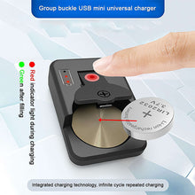 Load image into Gallery viewer, Portable Button Battery Charger For LIR1025 LIR1220 LIR1254 LIR1620 LIR1632 LIR2016 LIR2025 LIR2032 LIR2430 LIR2450
