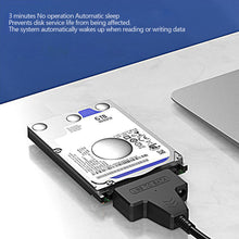 Load image into Gallery viewer, Hard Disk Adapter Cable 2.5 Inch USB Easy Drive Cable Hard Drive Easy Drive Line SATA22 Pin String Oral Line
