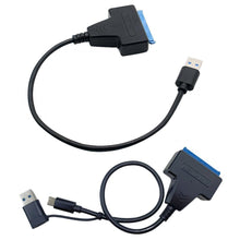 Load image into Gallery viewer, Hard Disk Adapter Cable 2.5 Inch USB Easy Drive Cable Hard Drive Easy Drive Line SATA22 Pin String Oral Line
