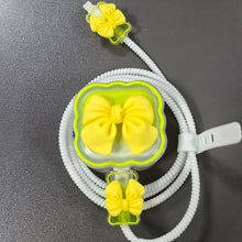 Load image into Gallery viewer, Charger Protector Cable Organiser For iPhone 15 14 11 13 18W 20W Charging Protection Cover Data Cable Management Cord Winder Kit
