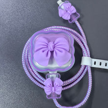 Load image into Gallery viewer, Charger Protector Cable Organiser For iPhone 15 14 11 13 18W 20W Charging Protection Cover Data Cable Management Cord Winder Kit
