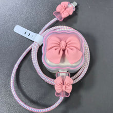 Load image into Gallery viewer, Charger Protector Cable Organiser For iPhone 15 14 11 13 18W 20W Charging Protection Cover Data Cable Management Cord Winder Kit
