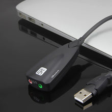 Load image into Gallery viewer, 5HV2 stereo 7.1 channel with cable sound card USB sound card Computer games dedicated external high-end sound card
