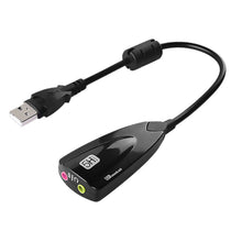 Load image into Gallery viewer, 5HV2 stereo 7.1 channel with cable sound card USB sound card Computer games dedicated external high-end sound card
