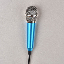 Load image into Gallery viewer, Portable 3.5mm Stereo Studio Mic KTV Karaoke Mini Microphone For Smart Phone Laptop PC Desktop Handheld Audio Microphone
