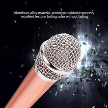 Load image into Gallery viewer, Portable 3.5mm Stereo Studio Mic KTV Karaoke Mini Microphone For Smart Phone Laptop PC Desktop Handheld Audio Microphone
