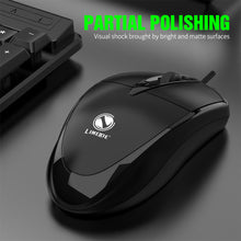 Load image into Gallery viewer, 301 Wired Mouse Office Gaming Desktop Computer Laptop Business Mouse USB Optical Mouse
