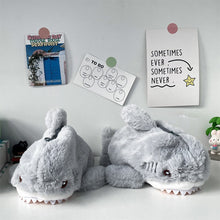 Load image into Gallery viewer, Large Capacity Pen Pouch Stationery Storage Box Cute Plush Ocean Shark Pencil Case Portable Cosmetic Bag School Office Supplies
