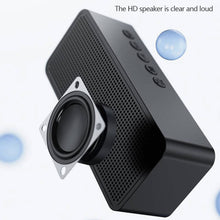 Load image into Gallery viewer, G50 Wireless Bluetooth Speaker with FM Mini Card Mirror Alarm Clock Audio Stall Receiving K Voice Prompt
