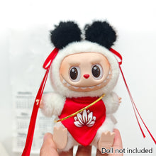 Load image into Gallery viewer, Clothes for 17cm Labubu Fashion Clothes Cape Bibs Cozy Miniature Clothes Doll Mini Fashion Accessories

