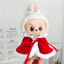 Load image into Gallery viewer, Clothes for 17cm Labubu Fashion Clothes Cape Bibs Cozy Miniature Clothes Doll Mini Fashion Accessories

