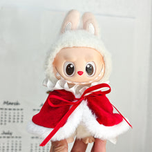 Load image into Gallery viewer, Clothes for 17cm Labubu Fashion Clothes Cape Bibs Cozy Miniature Clothes Doll Mini Fashion Accessories
