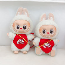 Load image into Gallery viewer, Clothes for 17cm Labubu Fashion Clothes Cape Bibs Cozy Miniature Clothes Doll Mini Fashion Accessories
