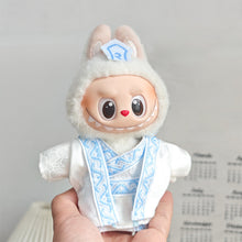 Load image into Gallery viewer, Miniature Hanfu Ancient Style Set for 17cm Labubu Dolls Cute DIY Doll Clothes Fashion Accessories Lovely Outfit Gifts for Girls Friends
