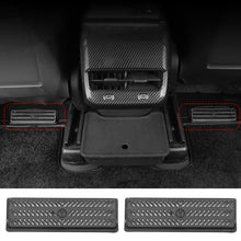 Load image into Gallery viewer, 2Pcs Car Under Seat Rear Air Vent Protect Cover Anti-block Backseat Outlet Grille Protection For Tesla Model Y 2024 Berlin Accessories
