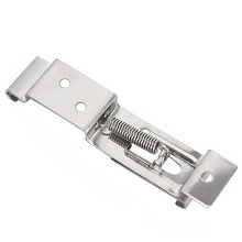 Load image into Gallery viewer, 2Pcs Stainless Steel Car Rectangular License Plate Spring Loaded Bracket Cars Frame Holder Clamps Trailer Number Plate Clips
