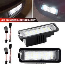 Load image into Gallery viewer, Car Rear License Number Plate Light SMD LED Lamp CANbus For VW Passat B6 CC Eos Golf 4 5 6 7 MK7 Polo Superb Seat Leon Altea
