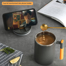 Load image into Gallery viewer, Portable Double-layer Anti-scalding Coffee Mug 304 Stainless Steel Water Cup with Handle and Cover Leak-proof Thermos Cups Mugs
