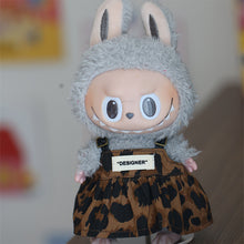 Load image into Gallery viewer, Miniature Leopard Print Back Dress for 17cm Labubu Dolls Cute DIY Doll Clothes Fashion Accessories Lovely Outfit Gifts for Girls Friends
