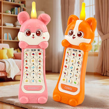 Load image into Gallery viewer, Baby Phone Toy Music Sound Telephone Sleeping Toys With Teether Simulation Phone Kids Infant Early Educational Toy Kids Gifts

