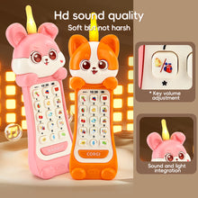 Load image into Gallery viewer, Baby Phone Toy Music Sound Telephone Sleeping Toys With Teether Simulation Phone Kids Infant Early Educational Toy Kids Gifts
