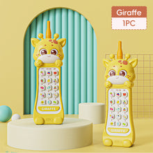 Load image into Gallery viewer, Baby Phone Toy Music Sound Telephone Sleeping Toys With Teether Simulation Phone Kids Infant Early Educational Toy Kids Gifts
