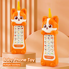 Load image into Gallery viewer, Baby Phone Toy Music Sound Telephone Sleeping Toys With Teether Simulation Phone Kids Infant Early Educational Toy Kids Gifts
