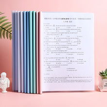 Load image into Gallery viewer, 10PCS/Set A4 Transparent Folder Thickened Plastic Folder File Waterproof Test Paper Storage Bag Office Document Classification Stationery
