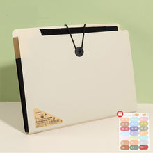 Load image into Gallery viewer, 8 Layers A4 File Folder Storage Test Paper Desktop Tool Organ Bag Office Business School Student Supplies Sorting Stationery

