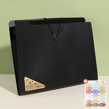 Load image into Gallery viewer, 8 Layers A4 File Folder Storage Test Paper Desktop Tool Organ Bag Office Business School Student Supplies Sorting Stationery
